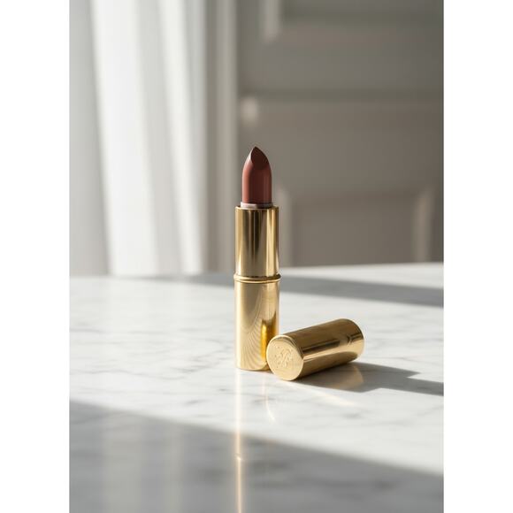 Estee Lauder Pure Color 46 Barely Nude Creme Lipstick Gold Tube RARE - Picture 1 of 5